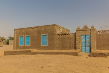 Sudan, Abri 'de bir nübyeli ev manzarası