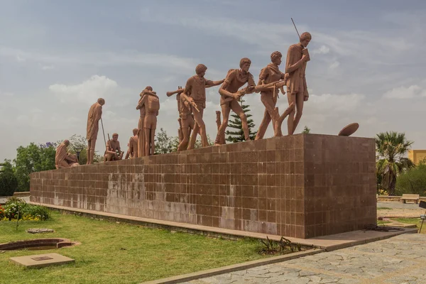Mekele Éthiopie Mars 2019 Sculptures Monument Commémoratif Martyr Mekele Éthiopie — Photo