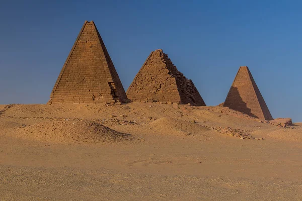 Barkal Piramidy Pustyni Pobliżu Miasta Karima Sudan — Zdjęcie stockowe