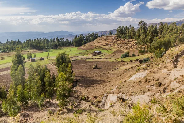 Paisaje Rural Cerca Lalibela Etiopía —  Fotos de Stock