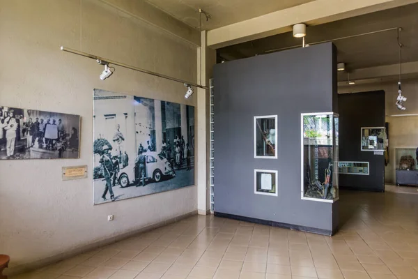 Addis Ababa Etiopía Abril 2019 Exposiciones Museo Conmemorativo Los Mártires — Foto de Stock