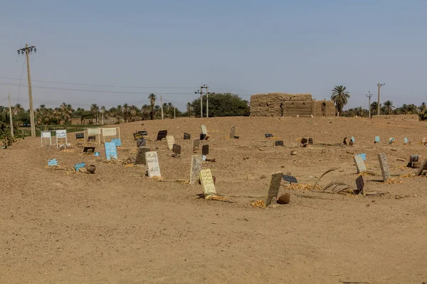 Abri Sudan Şubat 2019 Abri Sudan Daki Mezarlık — Stok fotoğraf