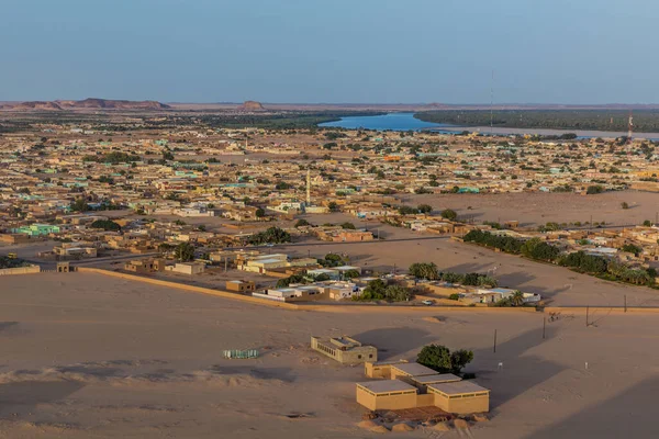 Luftaufnahme Der Stadt Karima Sudan — Stockfoto