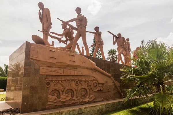 Mekele Ethiopia Maart 2019 Beelden Bij Het Martelaarsmonument Mekele Ethiopië — Stockfoto