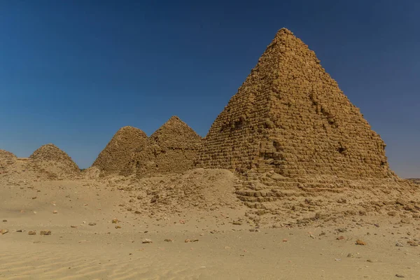 Utsikt Över Niru Pyramider Nära Karima Sudan — Stockfoto