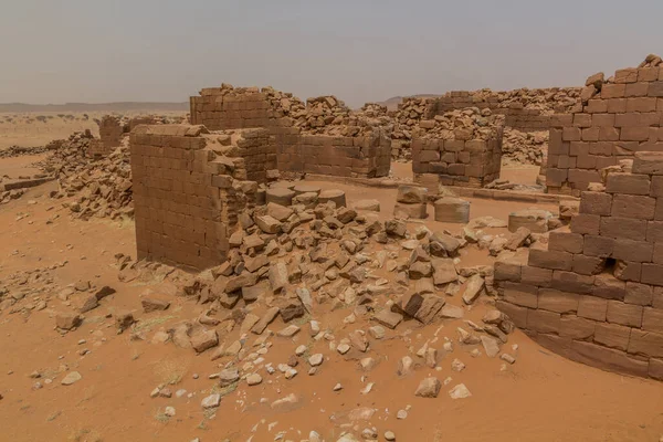 Ruins Great Enclosure Musawwarat Sufra Musawarat Sufra Sudan — Stock Photo, Image