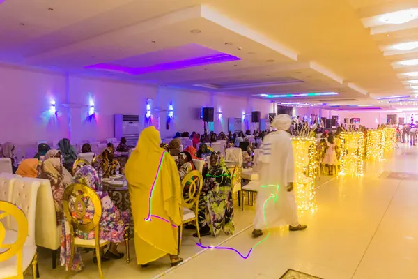 Khartoum Sudan March 2019 Women Section Traditional Wedding Ceremony Khartoum — Stock Photo, Image