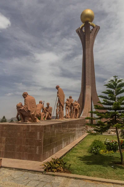 Mekele Éthiopie Mars 2019 Sculptures Monument Commémoratif Martyr Mekele Éthiopie — Photo
