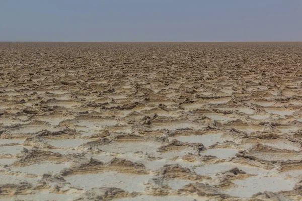 Danakil Depresyonundaki Tuz Düzlükleri Etiyopya — Stok fotoğraf
