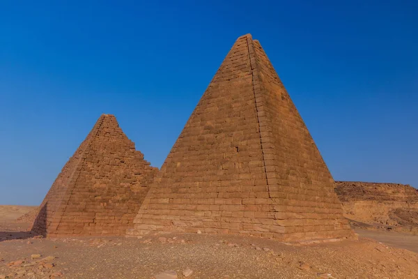 Barkal Pyramider Nära Karima Sudan — Stockfoto