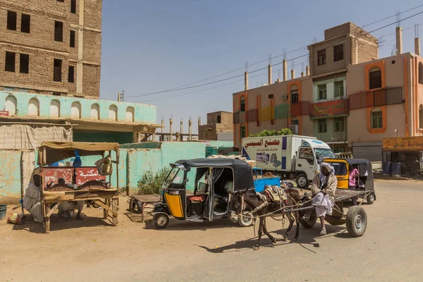 Atbara Sudan Března 2019 Pohled Ulici Atbaře Súdán — Stock fotografie