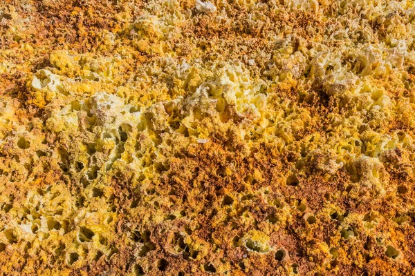 Bizzare Dallol Volcanic Landscape Danakil Depression Ethiopia — Stock Photo, Image