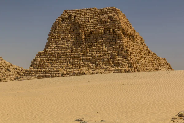 Piramidy Nuri Pustyni Pobliżu Miasta Karima Sudan — Zdjęcie stockowe