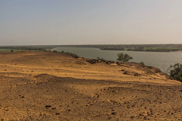 スーダン旧トンオラ近郊のナイル川の眺め — ストック写真