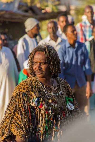Omdurman Sudán Marzo 2019 Sufi Whirling Dervish Durante Una Ceremonia —  Fotos de Stock