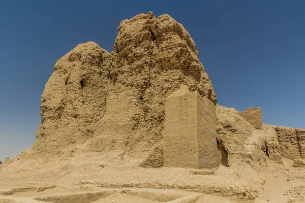 Western Deffufa Adobe Temple Ruins Ancient City Kerma Sudan — Stock Photo, Image