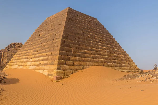 Piramides Van Meroe Soedan — Stockfoto