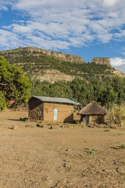 Casa Rural Cerca Lalibela Etiopía —  Fotos de Stock