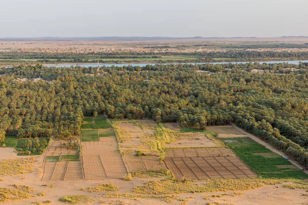 Вид Воздуха Долину Нила Возле Города Карима Судан — стоковое фото