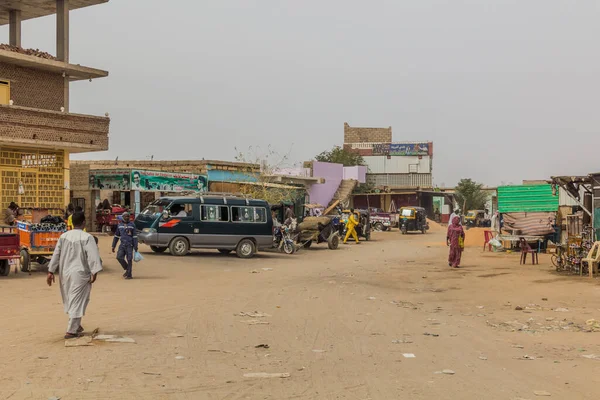 Wadi Halfa Sudan Februar 2019 Blick Auf Eine Straße Wadi — Stockfoto