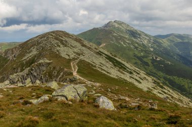 Slovakya 'daki Nizke Tatry Dağları Sırtı