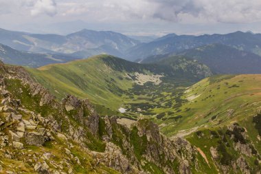 Krupova Hola Dağı, Slovakya 'dan Nizke Tatry dağlarının manzarası