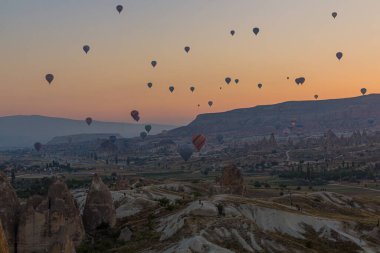 Kapadokya üzerinde sıcak hava balonları, Türkiye