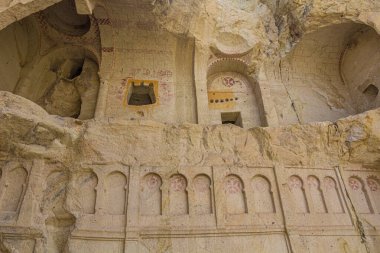 Kapadokya 'da Goreme' de Karanlık Kilise (Karanlik Kilise) harabe açıldı