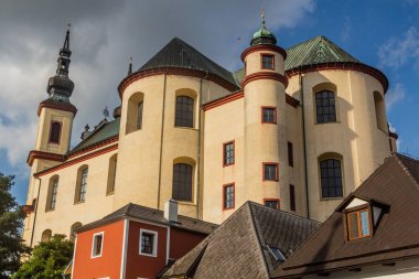 Çek Cumhuriyeti Litomysl 'deki Kutsal Haç Keşfi Kilisesi (Kostel Nalezeni svateho Krize)