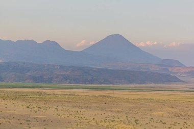 Little Ararat Dağı, Türkiye 'nin gün batımı manzarası