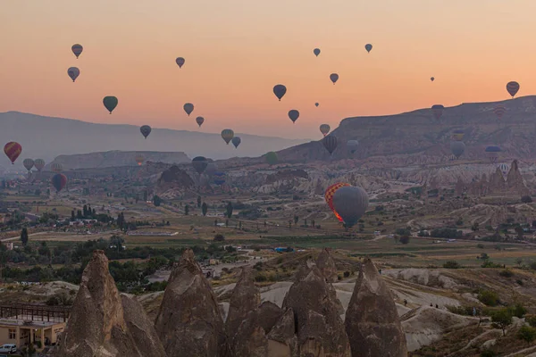 Montgolfières Dessus Cappadoce Turquie — Photo