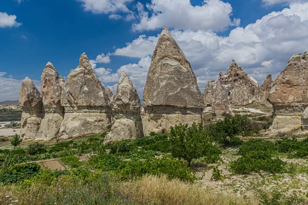 Rock Formations Vineyards Cappadocia Turkey — Stock Photo, Image