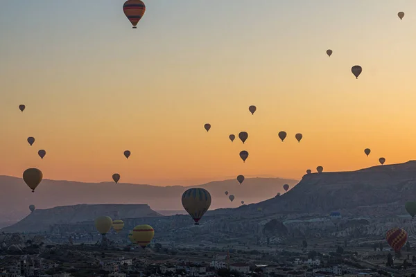 Montgolfières Dessus Cappadoce Turquie — Photo