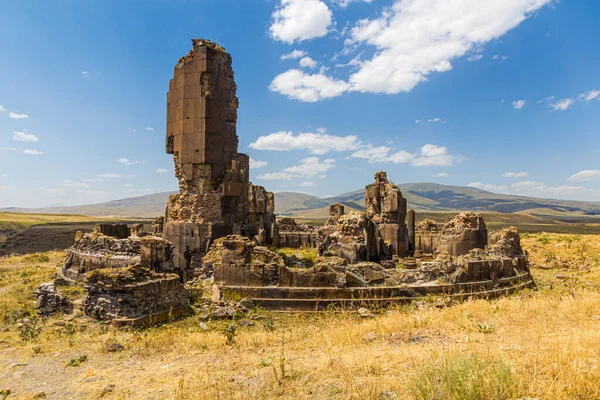 Церква Короля Гагіка Руїн Святого Григорія Стародавньому Місті Ані Туреччина — стокове фото