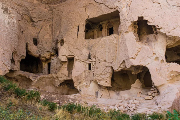 Cave Dwellings Zelve Open Air Museum Cappadocia Turkey — Stock Photo, Image