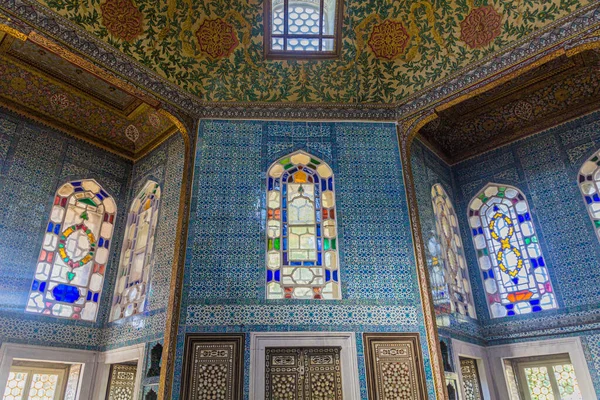 Istanbul Turquía Julio 2019 Interior Del Quiosco Revan Palacio Topkapi — Foto de Stock