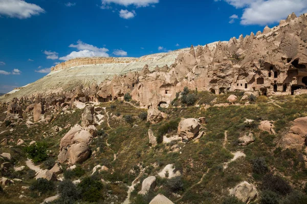 Barlanglakások Zelt Szabadtéri Múzeumban Cappadocia Törökország — Stock Fotó
