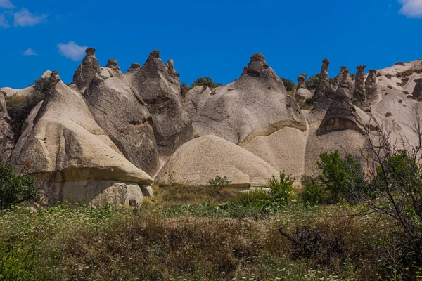 Fairy Skorstenar Klippformationer Love Valley Kappadokien Turkiet — Stockfoto