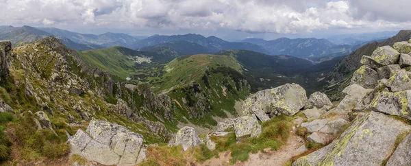 Widok Tatry Niskie Krupova Hola Słowacja — Zdjęcie stockowe