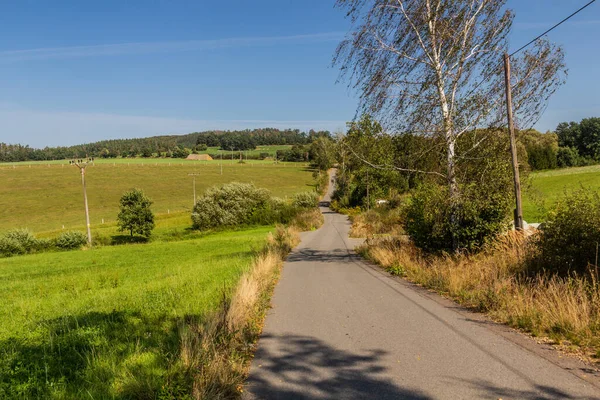 Landstraße Der Tschechischen Republik — Stockfoto