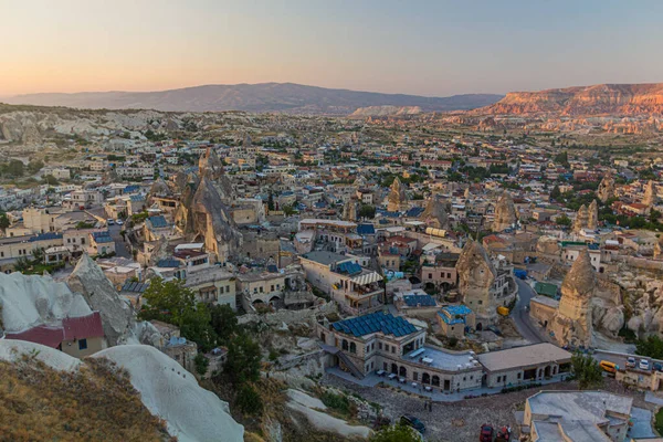 Vue Aérienne Village Goreme Cappadoce Turquie — Photo