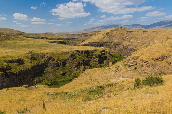 Türkiye ile Ermenistan arasında Akhuryan (Arpachay) nehir vadisiyle Ani antik kenti harabeleri
