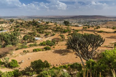 Axum, Etiyopya yakınlarındaki kırsal alan