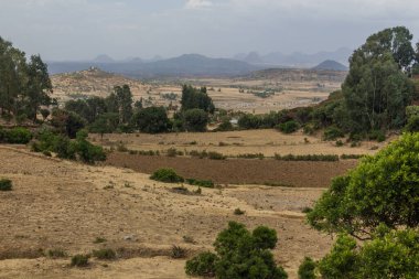 Axum, Etiyopya yakınlarındaki kırsal alan