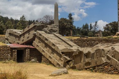 Axum, Etiyopya 'daki Kuzey Stelae alanı