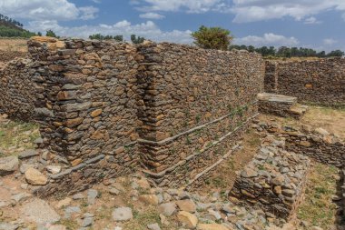 Dungur (Sabâ Kraliçesi) Etiyopya 'nın Axum kentindeki saray harabeleri