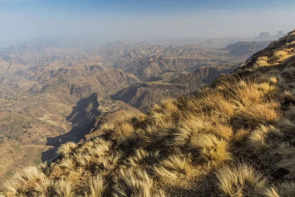 シミエン山脈 エチオピアの風景 — ストック写真