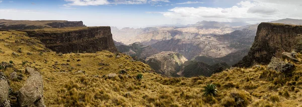 Veduta Della Scarpata Settentrionale Nelle Montagne Simien Etiopia — Foto Stock