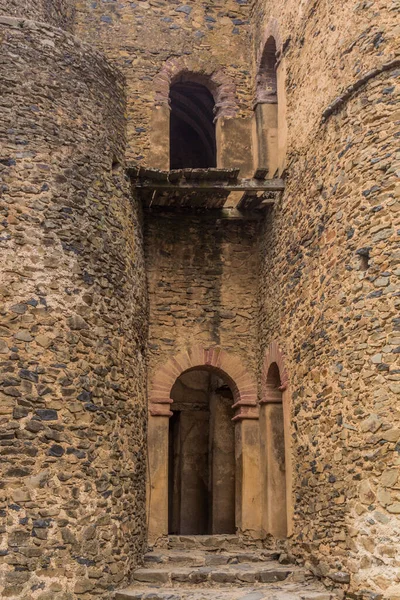 Detail Fasilidas Palace Royal Enclosure Gondar Ethiopia — Stock Photo, Image