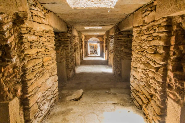 Axum Ethiopia March 2019 Mausoleum Northern Stelae Field Axum Ethiopia — Stock Photo, Image